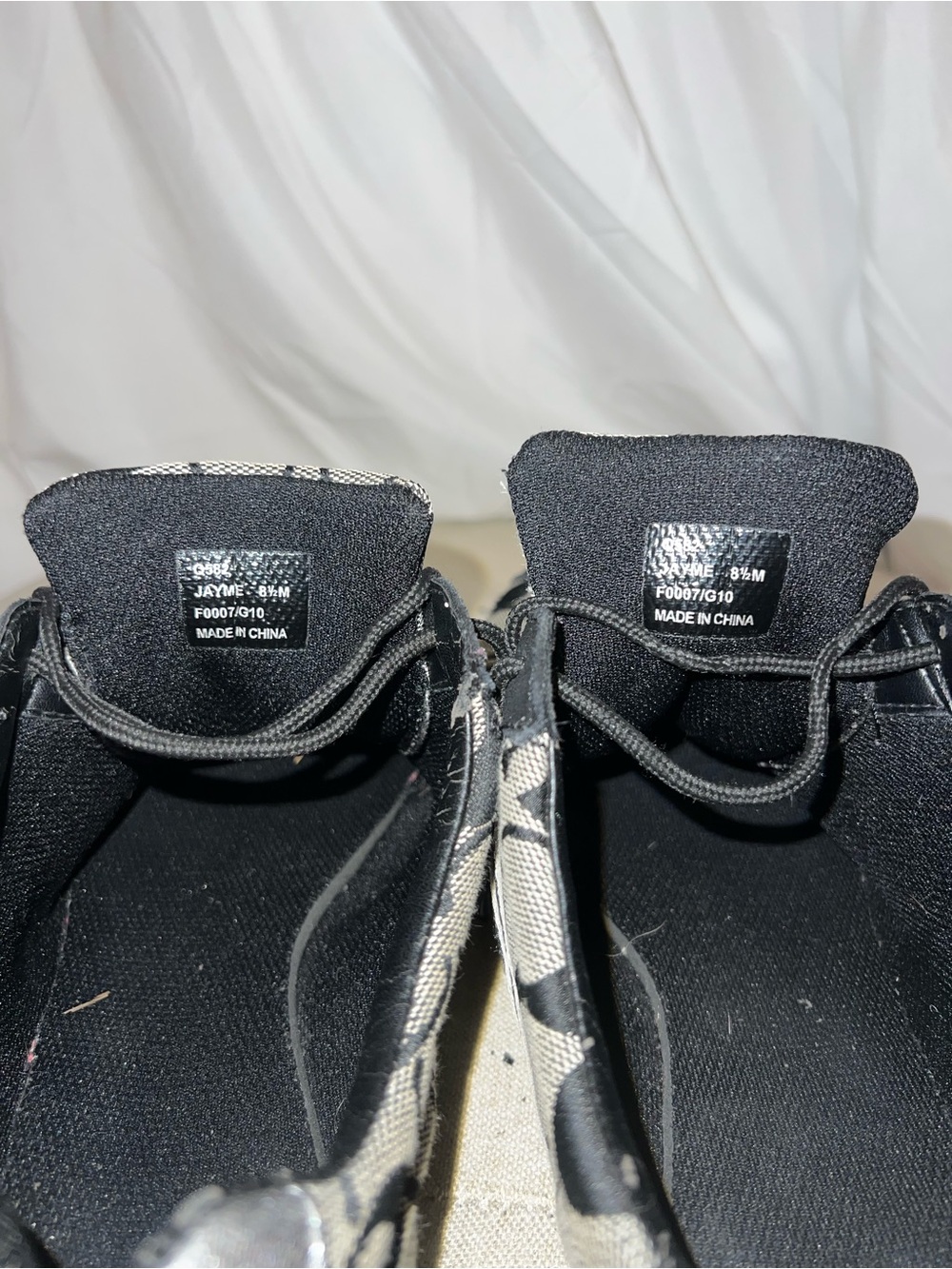 Coach Black & Silver Signature Logo Sneakers - Picture 7 of 8